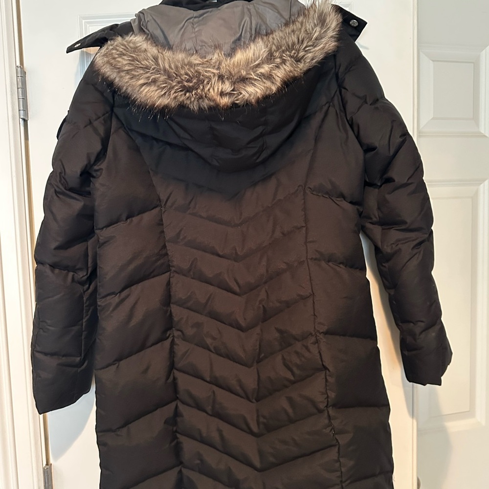 Eddie Bauer Women's Black Sun Valley Down Duffle Coat size M - Picture 6 of 8